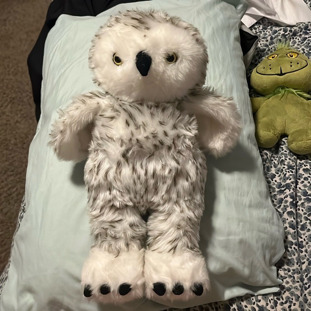 Build a bear, snowy owl, Harry Potter Hedwig, excellent condition